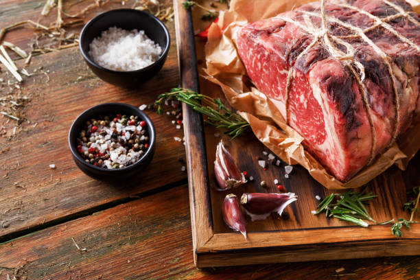 perfectly aged steaks